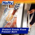 Hefty Freezer Slider Bags, Quart, 15 CT (Pack - 3) - Image 5