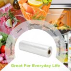 RyhamPaper Food Storage Bags, 1 Roll 14 x 20 Plastic Produce Bag on Roll Fruits, Vegetable, Bread, Food Storage Clear Bags, 350 Bags - Image 3