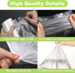 RyhamPaper Food Storage Bags, 1 Roll 14 x 20 Plastic Produce Bag on Roll Fruits, Vegetable, Bread, Food Storage Clear Bags, 350 Bags - Image 5