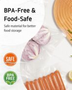 Syntus 100 Count Vacuum Sealer Bags Quart 8 x 12 inch for Seal a Meal, Commercial Grade BPA Free Heavy Duty Precut Seal Bags, Food Vac Bags for Storage, Meal Prep or Sous Vide - Image 4