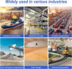 2 Pack FIBC Bulk Bag, 1.5 Ton Bag, 35"L x 35"W x 43"H, 3300lbs SWL, Duffle Top Flat Bottom, Heavy Duty Bulk Bags for Industry Agriculture - Image 8