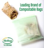 BioBag 100% Certified Compostable Resealable Sandwich Bags, 25 Count, Perfect for Lunches, Snacks, and On The Go Green - Image 7