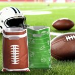 libala 30Pcs Football Goodie Bags, 6.7 * 9.8 inch Football gift bags, Favors Rugby Sports Theme Treat Bags Party Bags Decorations for Game Day Sports Events Birthday Party - Image 7