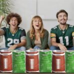 libala 30Pcs Football Goodie Bags, 6.7 * 9.8 inch Football gift bags, Favors Rugby Sports Theme Treat Bags Party Bags Decorations for Game Day Sports Events Birthday Party - Image 8