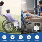 2000mL Sterile Urinary Drainage Bag, 10 Pack Overnight Catheter Bags with Anti-Reflux Drip Chamber, Professional Men Women Urine Bags with 48" Drainage Tube - Image 8