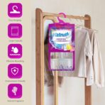 NATRUTH 12-PACK Moisture Absorber Bags With Lavender,Desiccant Hanging Bag Use for Kitchen Bathroom Wardrobe, Eliminates Odors，Odor Absorber Humidity Packs, Hanging Closet Dehumidifier Bags for Closet - Image 3