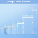 Zip Small Plastic Bags, 4x6 inch (100 pcs) 4 Mil, Clear Resealable Poly Bag for Jewelry, Gift, Candy, Pill, Snack, Storage, coin, Business Baggies - Image 7
