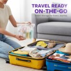 Heavy Duty Zip Seal Lock Bag 10" x 12" – 8 Mil Extra Thick Plastic Reusable Waterproof Baggies for Documents, Storing Tools, Office Item, and Kitchen Storage, Pack of 25 - Image 9