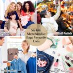 100 Pack Black Thank You Shopping Bags for Small Business - 12"x15" Extra Thick 2.36 Mil Plastic Retail Thank You Bags with Handles for Stores, Boutique, Clothes, Business Gift - Image 8