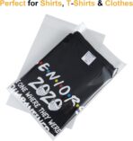 50pcs 9x12 Inch Resealable Poly Bags - Clear Self Sealing Bags for Packaging Clothing & T-Shirts - Image 5