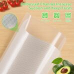 MakMeFre 200 Plus Gallon Size 12" x 16" Vacuum Sealer Bags with BPA Free and Heavy Duty,Great for Food Storage Vaccume Sealer PreCut Bag - Image 6