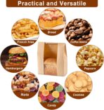 50Pcs Sourdough Paper Bread Bags for Homemade Bread with Window, Includes 50PCS Label Seal Stickers for Food Storage(50% Thicker 13.7x8.3x3.5 in - Large) - Image 7