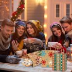 Vellibring 24pcs Christmas Kraft Gift Bags,Xmas Paper Bags with Handle Goody Bags Medium Xmas Assorted Paper Christmas Prints Bags for Holiday Party Decor Favors Supplies - Image 9