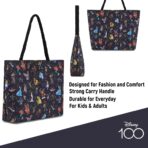 Disney Mickey & Stitch Canvas Tote Bag – Official 100 Minnie Mouse Travel Tote for Girls, Boys, Teens & Adults - Image 4