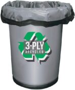 Aluf Plastics 55-60 Gallon Trash Bags - 1.5 MIL (eq) Black Heavy Duty Trash Can Liners - 38" x 58" - Pack of 100 - For Contractor, Industrial, Commercial, & Outdoor - Image 4