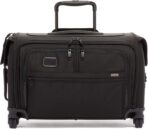 TUMI - Alpha Garment 4 Wheeled Carry-On - Garment Compartment Fits 6 Suits or Dresses - Carry On Luggage for Travel - Black - Image 3