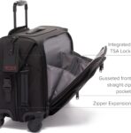 TUMI - Alpha Garment 4 Wheeled Carry-On - Garment Compartment Fits 6 Suits or Dresses - Carry On Luggage for Travel - Black - Image 6