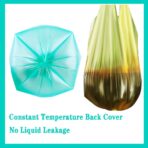 100 Count 4 Gallon Trash Bags, Small Colorful Garbage Bags with Handle for Home Office Bathroom Trash Can - Image 4