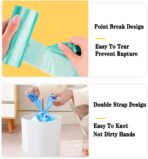 100 Count 4 Gallon Trash Bags, Small Colorful Garbage Bags with Handle for Home Office Bathroom Trash Can - Image 5