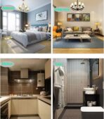 100 Count 4 Gallon Trash Bags, Small Colorful Garbage Bags with Handle for Home Office Bathroom Trash Can - Image 7