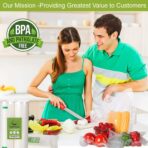 VacYaYa 100 Gallon Szie 11 x 16 Inch Freezer Food Vacuum Sealer Storage Bags Size,Vac Seal a Meal Bags with BPA Free and Heavy Duty Sous Vide Vaccume Safe PreCut Bag - Image 5