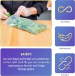 Reclosable Zipper Bags, 14 x 16 Inches. Pack of 1000 Clear Zip Bags, 2 Mil LDPE. Resealable Plastic Baggies for Weed, Pills, Jewelry, Samples. Waterproof Zipper Reclosable Bag - Image 5