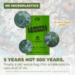 Doggy Do Good Landfill-Friendly Poop Bags | Dog Waste Bags Made with 50% Recycled Plastic + 15% Biobased Material | Unscented, Thick, Leak-Proof, Easy Open | Standard Size | 180 Count - Image 10