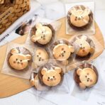 SUREHOME Cookie Bags with Seal, 200 Pcs 5x6 Inch Clear Self Sealing Cellophane Bags for Cookie Packaging Resealable Cello Treat Bag Plastic Individual Cookies Bag for Gift Giving Favors Candy Wrappers - Image 5