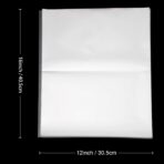 50 Pcs 12x16 inch Cello Cellophane Treat Bags Clear Flat for Gift Wrapping, Bakery, Cookie, Candies, Dessert, Baskets Packaging with Color Twist Ties - Image 5