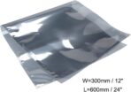 Uxcell Anti-Static Shielding Bag, 12x24 inch (300x600mm), 10 PCS, Silver, Open Top - Image 4