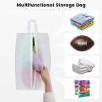 Vorspack Shoe Bags for Travel - 4 Pack Large Transparent Shoe Organizer with Handle Dustproof Shoe Bag Reusable Shoe Storage Bags for Men & Women - Image 5
