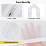 Vorspack Shoe Bags for Travel - 4 Pack Large Transparent Shoe Organizer with Handle Dustproof Shoe Bag Reusable Shoe Storage Bags for Men & Women - Image 6