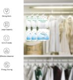 CANAGER Hanging Moisture Absorber,Hanging Dehumidifier Bags for Closet,Bedroom and Kitchen,Fragrance Free-5 Packs,Moisture Absorb 12.5OZ - Image 8