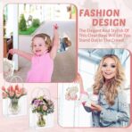 LEIFIDE 50pcs Clear Plastic Gift Bags with Handles PVC Reusable Transparent Totes Bags for Goodie Candy School Birthday Party(5.1 x 5.9 x 2.7 Inch) - Image 7