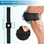 Ice Bags for Injuries, Thickened Ice Packs for Injuries Reusable, Hot & Cold Therapy for Pain Relief, Sports Injuries, No-Leak Cold Packs, 3 Size (6" 9" 11") (Set with Wrap) - Image 4