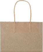 bagmad 100 Pack 8x4.75x10 Inch Plain Medium Paper Bags with Handles Bulk, Brown Kraft Craft Gift Bags, Grocery Shopping Retail Birthday Party Favors Wedding Sacks (Natural Brown, 100pcs) - Image 6