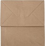 bagmad 100 Pack 8x4.75x10 Inch Plain Medium Paper Bags with Handles Bulk, Brown Kraft Craft Gift Bags, Grocery Shopping Retail Birthday Party Favors Wedding Sacks (Natural Brown, 100pcs) - Image 7