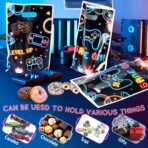 Video Game Party Favor Bags - 50Pcs Neon Video Gaming Goody Candy Treat Gifts Bags, Game on Theme Party Decorations for Kids Boys Girls Birthday Supplies - Image 5