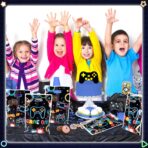 Video Game Party Favor Bags - 50Pcs Neon Video Gaming Goody Candy Treat Gifts Bags, Game on Theme Party Decorations for Kids Boys Girls Birthday Supplies - Image 8