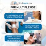 1000 Count 2x2 Gauze Pads - Soft 4-Ply Non Woven Sponges - Non Sterile Dental & Esthetic Wipes - All Purpose Medical Gauze Squares for First Aid, Surgical, Wound Dressing (5 Packs of 200) - Image 3