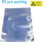 Open Top Antistatic Bag for ATX Motherboard Graphics Card GPU Electronics Anti Static Ziplock ESD Shielding Bags, 50 Pcs 12x16inch with Anti-Static Label… - Image 3