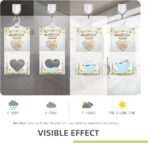 14 Pack Moisture Absorber Hanging Bags,220g/Pack Fagrance Free Moisture Bag,Hanging Closet Dehumidifier Bags for Basement Closet Storeroom - Image 5