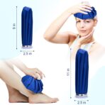 2 PCS Upgrade Ice Pack Injuries Reusable,11in & 9in Ice Bags Hot Water for Injuries, Soothe Pain and Stay Cool, Old School Style and Traditional Ice Packs, Versatile and Easy to Carry - Image 3
