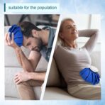 2 PCS Upgrade Ice Pack Injuries Reusable,11in & 9in Ice Bags Hot Water for Injuries, Soothe Pain and Stay Cool, Old School Style and Traditional Ice Packs, Versatile and Easy to Carry - Image 7