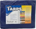 4 Ft. X 5 Ft. X 4 Ft. Standard Duty Blue Poly Pallet Cover | 5 Sided Tarp - Image 2