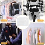 10 Pack Long Dress Covers 71 Inch Garment Bags for Hanging Clothes Plastic Suit Bags Dry Cleaning Bags Hanging Dust-proof Garment Bags for Coat Gowns Dresses - Image 5