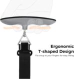 pack all 110 Lbs Luggage Scale, Digital Handheld Luggage Scale, Baggage Scale, Travel Weight Scale for Luggage with Backlit LCD Display, Battery Included, Black - Image 5