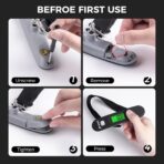 pack all 110 Lbs Luggage Scale, Digital Handheld Luggage Scale, Baggage Scale, Travel Weight Scale for Luggage with Backlit LCD Display, Battery Included, Black - Image 9