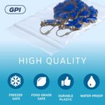 GPI Clear Plastic Reclosable ZIP Poly Bags, Case of 100, 2-mil Thick, 2 Inch x 3 Inch, For Travel, Storage, Shipping - Image 4