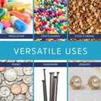 GPI Clear Plastic Reclosable ZIP Poly Bags, Case of 100, 2-mil Thick, 2 Inch x 3 Inch, For Travel, Storage, Shipping - Image 5